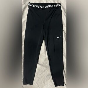 NIKE PRO - Leggings black with mesh Size Medium